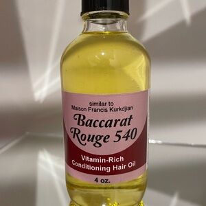 Vitamin-Rich Conditioning Hair Oil -inspired by Baccarat Rouge 540
